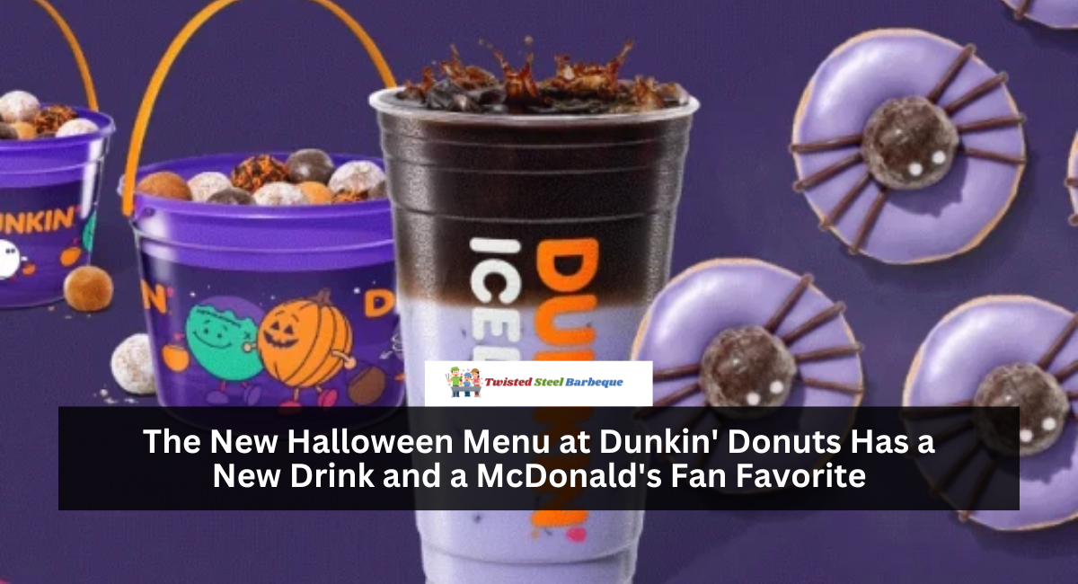 The New Halloween Menu at Dunkin' Donuts Has a New Drink and a McDonald's Fan Favorite